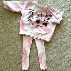 Zara Minnie Mouse set, size 2-3 years
